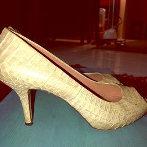 Vince Camuto snakeskin heels